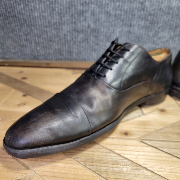 Magnanni Flex Mens Size 12 Brown Leather Dress Shoes Cap Toe main image 6